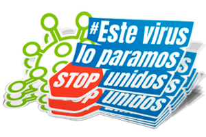 Vinilo adhesivo #ESteVirusLoParamosUnidos Henneo Printing Services