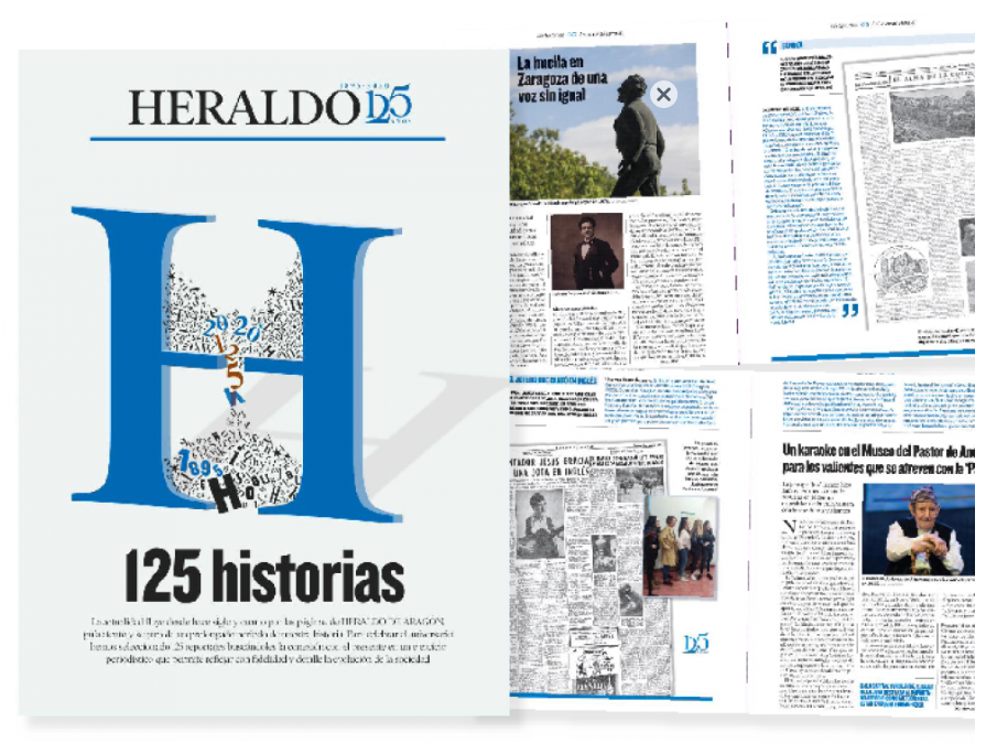 Libro 125 historias conmemorativo. Fuente Heraldo de Aragón.